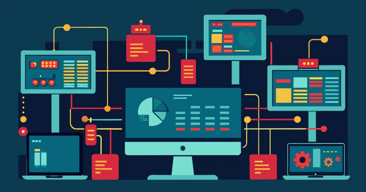 Network infrastructure isometric