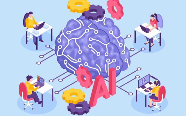 Neural network brain programmers gears isometric