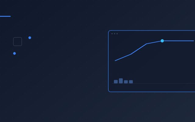 Dashboard chart on a presentation screen for board-level executive briefings